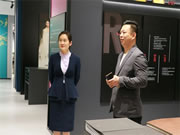 绍兴市经信局副局长调研指导红宝石墙布窗帘数字化智能制造升级